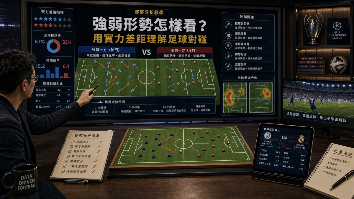 足球實力差距分析方法：強弱形勢如何判讀，避免常見誤判