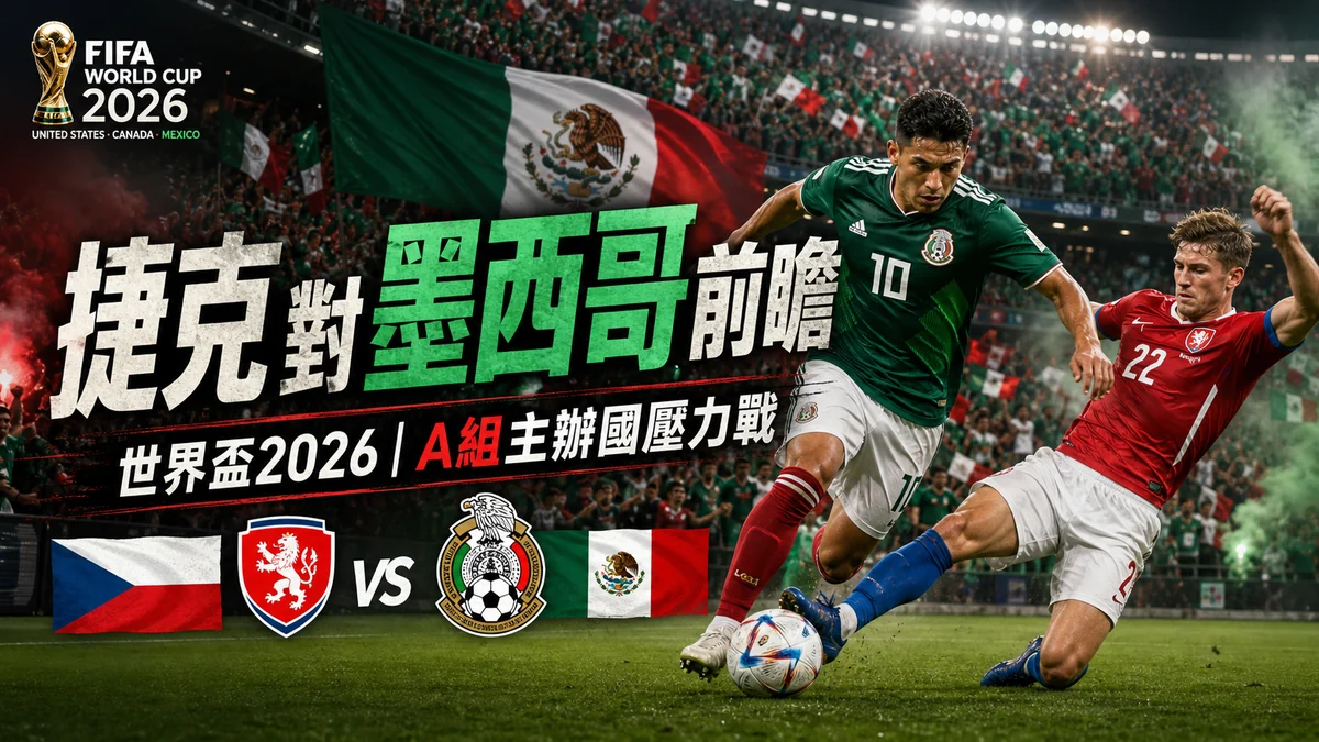 捷克對墨西哥前瞻香港時間:6月25日09:00 A組第三輪同時開賽與首名線