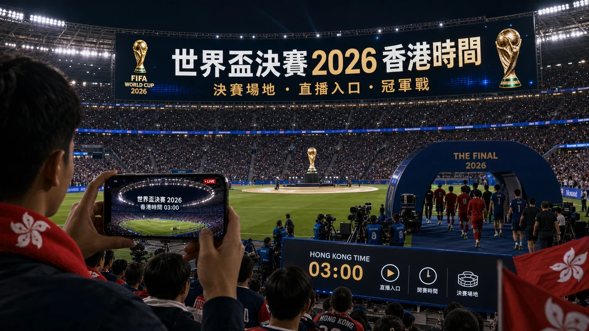 世界盃決賽時間2026香港指南：決賽場地、香港時間、直播入口與冠軍戰重點