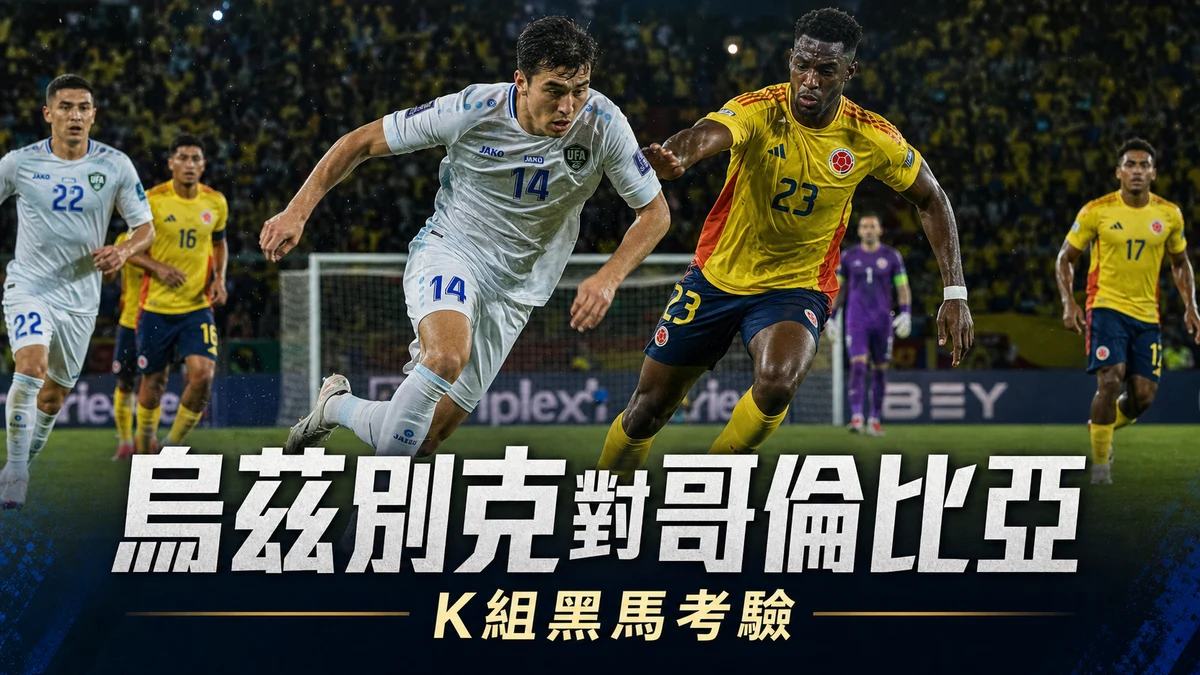 烏茲別克對哥倫比亞前瞻:K組首輪黑馬考驗,香港時間與賽事資訊